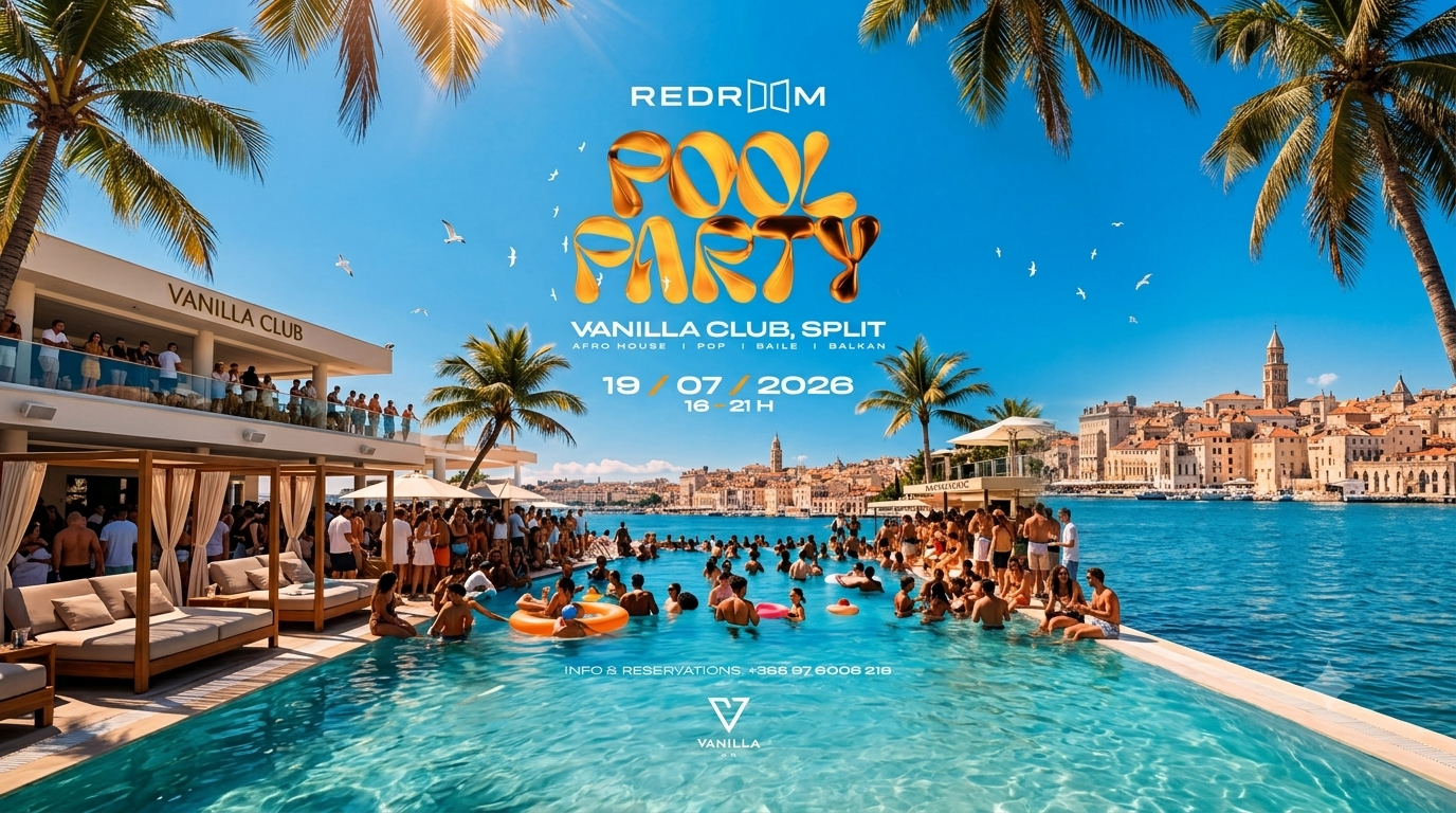 RedRoom Pool Party — Vanilla Club, Split